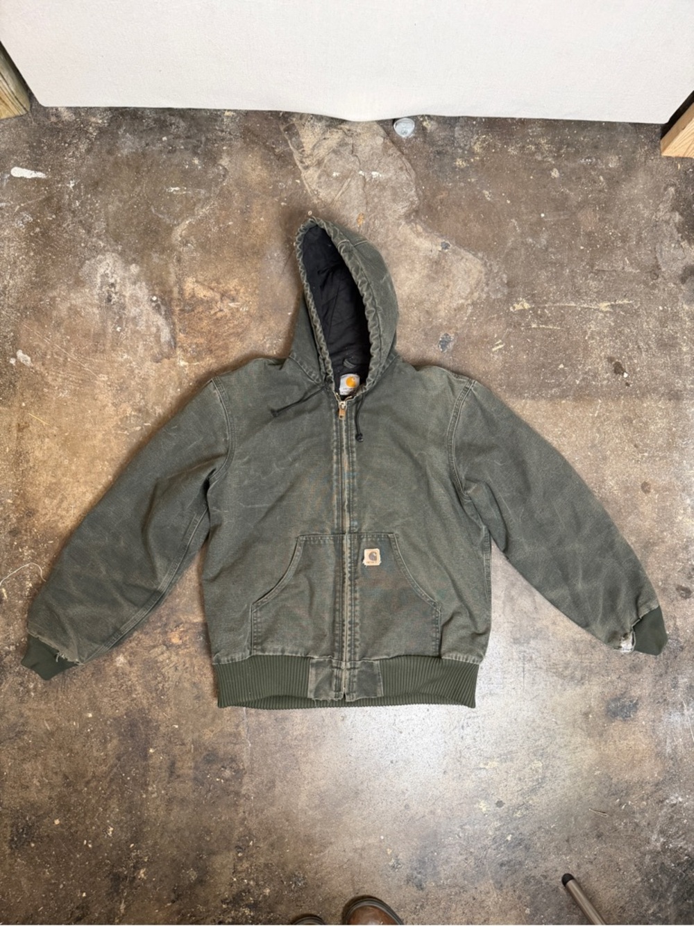 Vintage Carhartt J130 in Green Moss